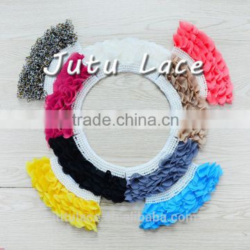 Decorative flower crochet lace collar for clothing made in China in store