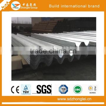 High pressure plastic spraying highway guardrail