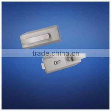 zinc alloy and aluminim glass door lock HS13G012