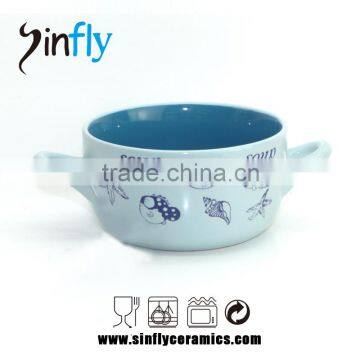 2015 Hot Selling Glaze Hand-painted Ceramic Bowl Stoneware Bowl