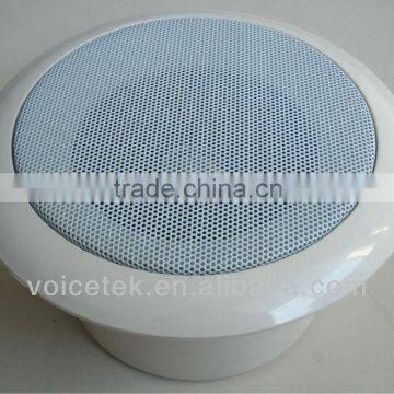 CL-series ceiling speaker works in100v line with low power. Big and small size all provided