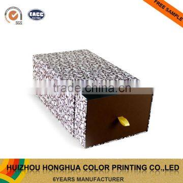 Custom Sliding Paper Drawer Box Rigid Paper Drawer Storage Box Cardboard Gift Box