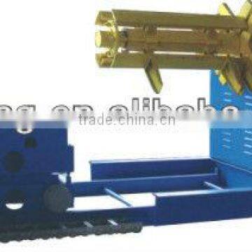 8 tons automatic hydraulic decoiler / uncoiler machine with moving dolly