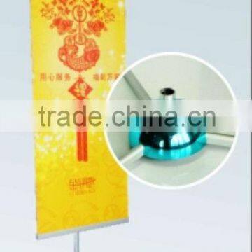 big table x banner stand show/photo display screen