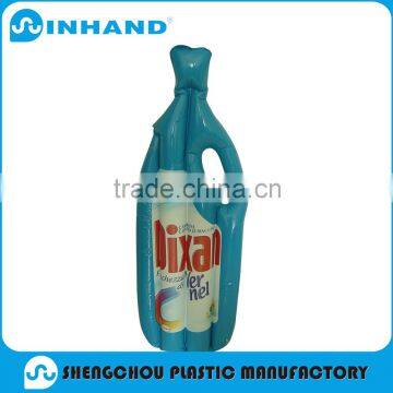 All Year Round Factory Sale EN71,CE ,Eco-friendly Unique Blue PVC Inflatable Bottle/promotional bottle