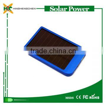 Wholesale solar cellphone charger 4000mAh/2600mAh portable solar power bank