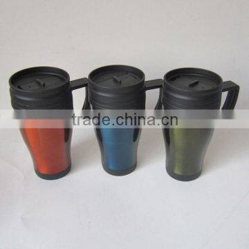 Double Wall Coloured Promotional Travel Mug photo-2