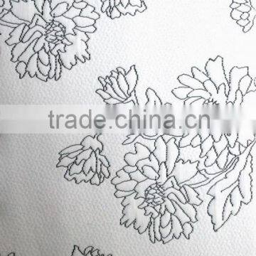 knitted mattress fabric flower 100% polyester MB141-2