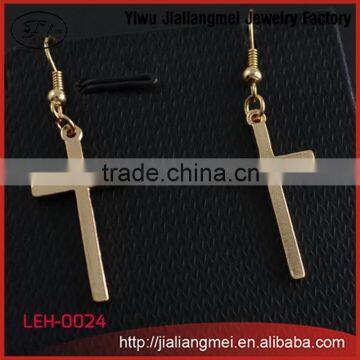 Wholesale fashion cross earrings for women