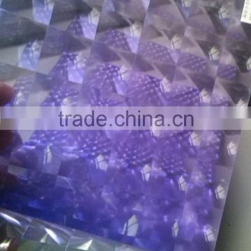 holographic 3d transparent cold lamination film