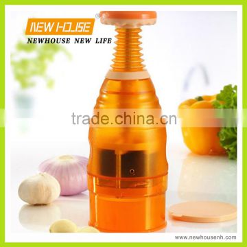 2016 New Orange Plastic Manual Onion Chopper Machine