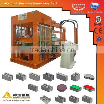 Hot sale QTY8-15 concrete interlocking brick machine in indonesia