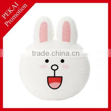 Plush rabbit design car seat cushion