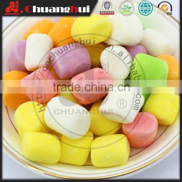 Halal Sour Marshmallow / Crisp Coated Marshmallow Ball In Bulk Packing