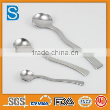 Stainless funny curved spoon