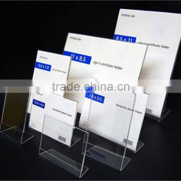 customized size wholesale economic acrylic advertising desktop display