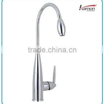 Sing-hole Brass Pull Down Kitchen Faucet