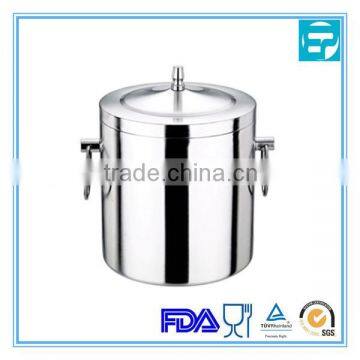 beer promotional items ! round stainless steel wine cooler,ice bucket