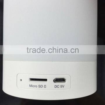 Hot Sale Portable Wireless Bluetooth Speakers With Smart Music Led Lamp FM photo-4