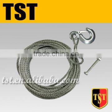 Steel Tow Rope With Metal Hook