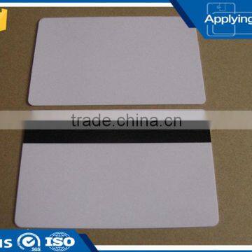 Customized printing blank pvc rfid Magnetic stripe card with tracks 1 2 or 3 Hi-Co