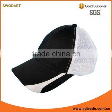 black sports hats custom trucker mesh baseball caps