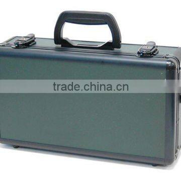 ALUMINUM ATTACHE GUN TOOL BRIEFCASE ELECTRONICS CASE