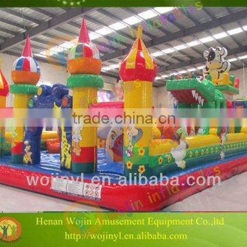 Wojin New Design Inflatable Kids Party Lovely Dairy Cow Jumping Bounce House photo-5