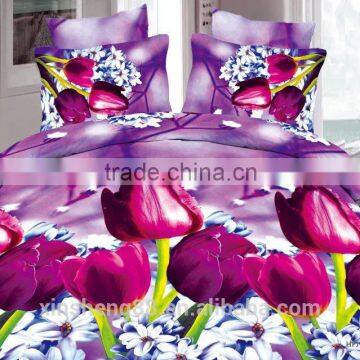 3D reactive printing bedding set 100% polyester for Kids & Adult