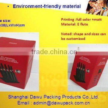 High quality packing box for a good set of Knives/Cardboard Packing box/packaging box/