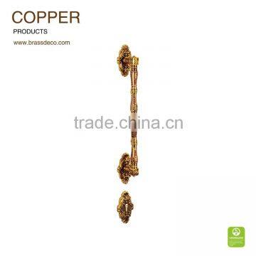 Luxury villa copper door shake handshandle