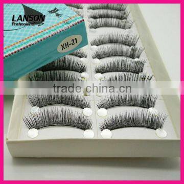 10 Pairs Makeup Handmade Cheap Eyelahes XH-21#