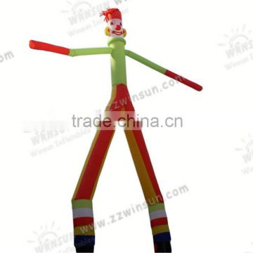 H=6m 190T Polyester Pongee CE inflatable tube man with 2 legs