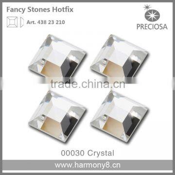 Original PRECIOSA Flat Back Glass Stone,MC Square FB, ART.438 23 210