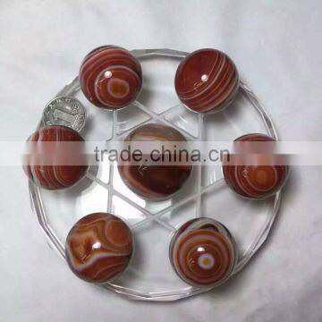 Wholesale Nature Crystal Agate Sphere Seven Star Sphere