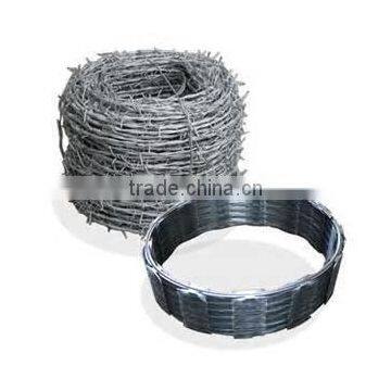 Anping Concertina Barbed Wire/Galvanized Barbed Wire Coil