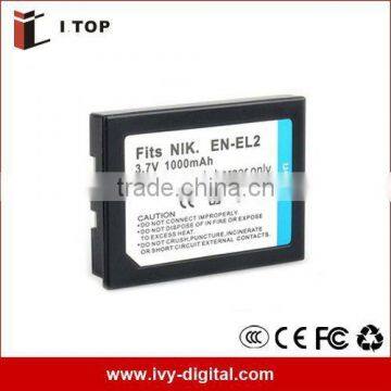 high quality Digital Camera Battery EN-EL2 for Nikon