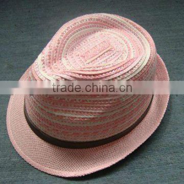 fashion wowen Papyrus fabric summer cap