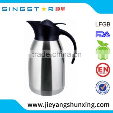 PP lid stainless steel coffee thermos travel electric kettle 1.0L