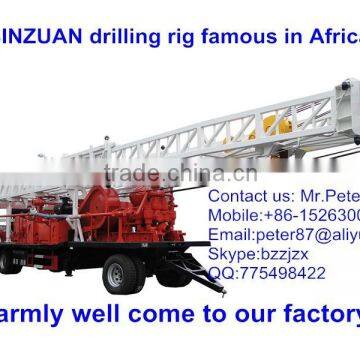 High drilling ability!1 BZT1500 trailer mounted drilling rig