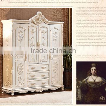 2016 European style luxury Wardrobe Closet Italian Closet wooden