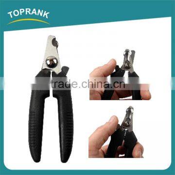 12*4cm black dog nail scissors professional pet dog grooming scissors for dogs