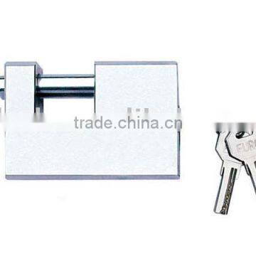 BRASS BLOCK LOCK(compute key,chrome-plated)