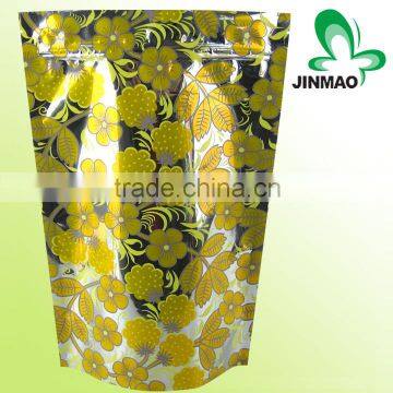 Customized color print stand up pouches