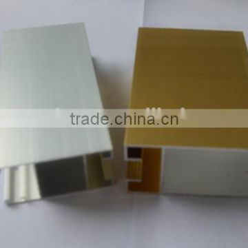 6000 series anodized silver and golden color aluminum profiles