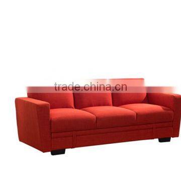 Factory Direct Modern Design High Quality chesterfield sofa cum bed/ Red Fabric Sofa Bed
