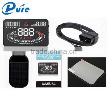 Plug and Play Auto Car OBD II Car Head Up Display HUD 5.5 Inch 2D Visual Effect