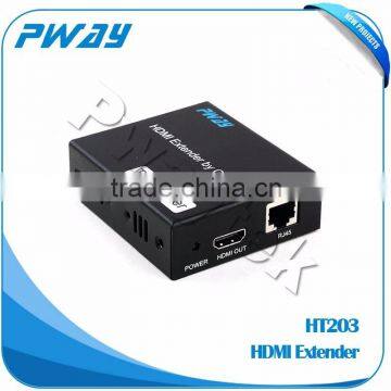 HDMI Extender Cat5 or Cat6 Support Video Input and 3D up to 60m photo-3