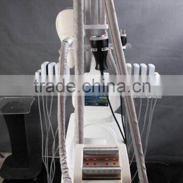 Multi-functional Beauty Machine Diode Laser(12paddles)+Cryo Lipo Fat Freeze+Vacuum RF Roller+Cavitation+Sixtupolar RF photo-3