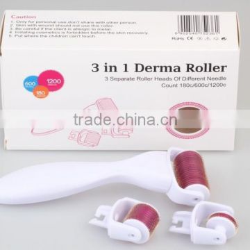 Skin derma Roller 3 IN 1 skin rejuvenation dermaroller system